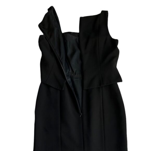 Jones New York evening Black cocktail long Dress sz 6P - Picture 6 of 8